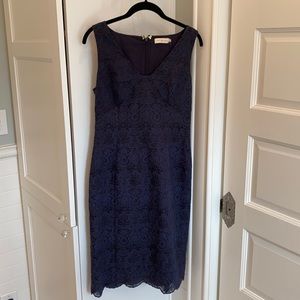 Tory Burch Navy Lace sheath dress